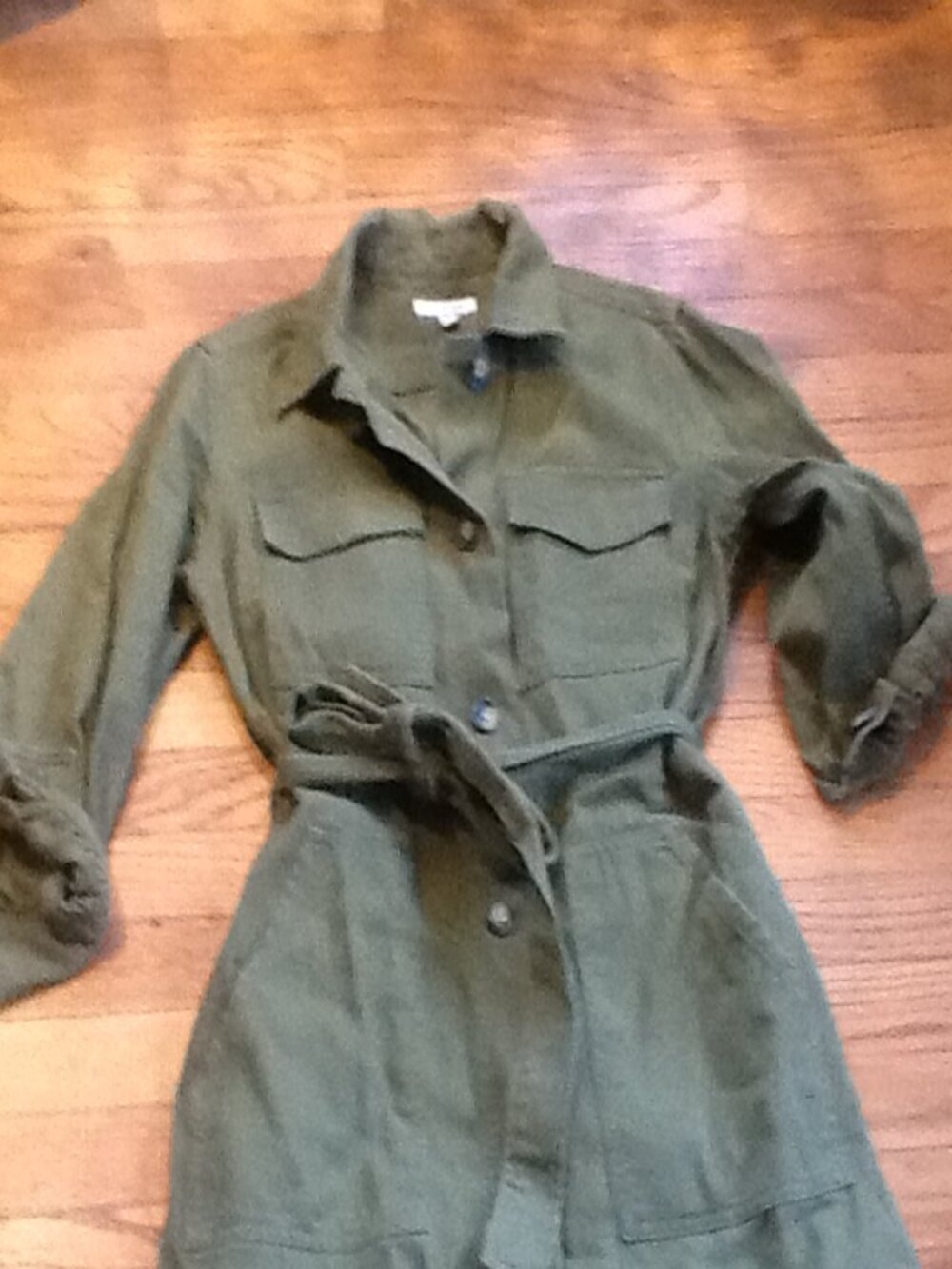 Olive Shirtdress